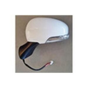 Door Mirror White 7- Wires RHD L